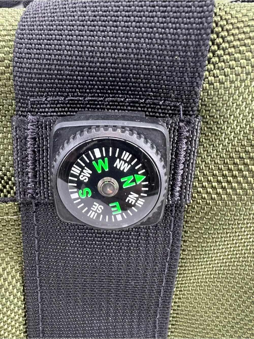 GOBI Duffle Bag Olive Drab Green Black Adjustable Straps Solid 19 X 12 X 14.5